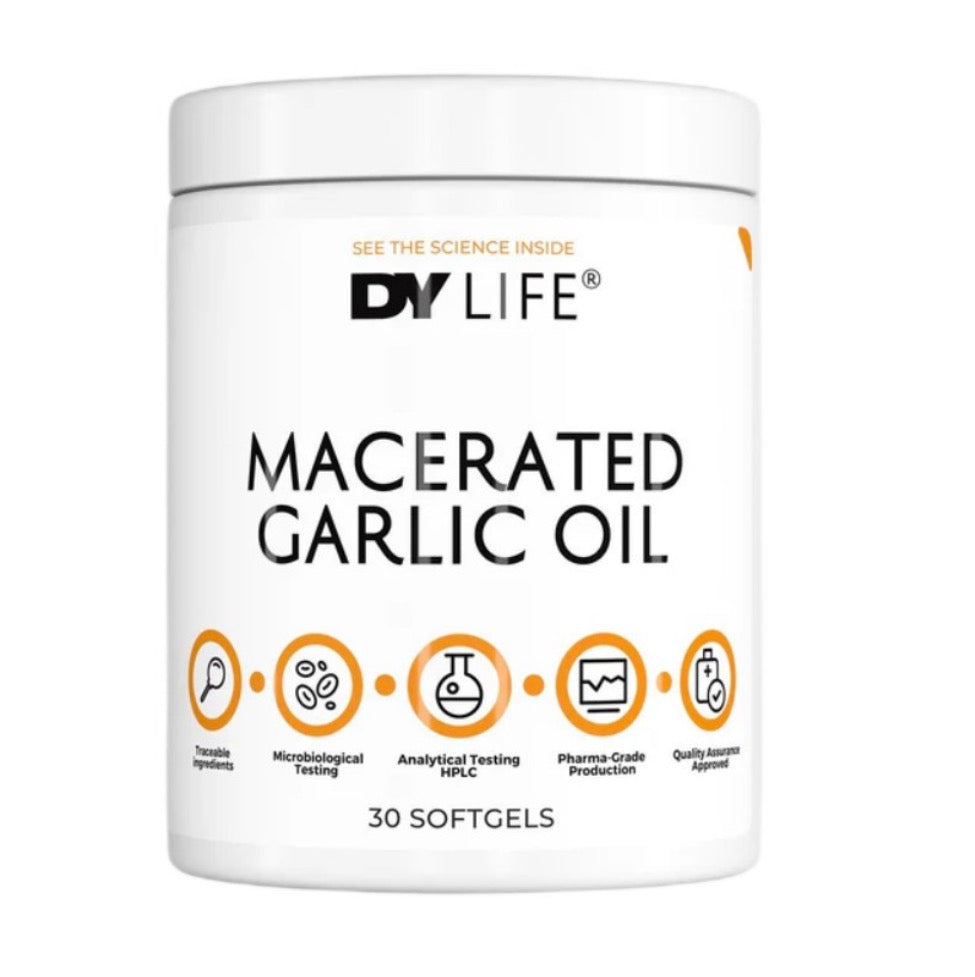 DORIAN YATES DY LIFE Macerated Garlic oil (huile d'aïl macérée) 30 softgels