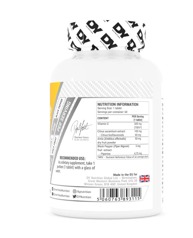 DORIAN YATES Vitamin C +, 60 tabs