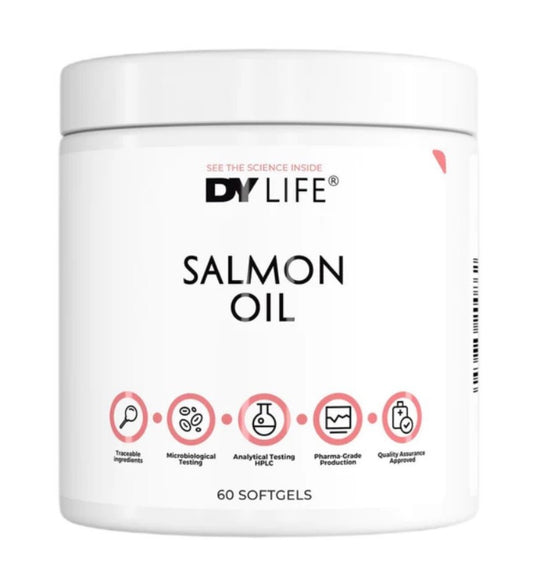 DORIAN YATES DY LIFE Salmon oil (huile de saumon) 60 softgels