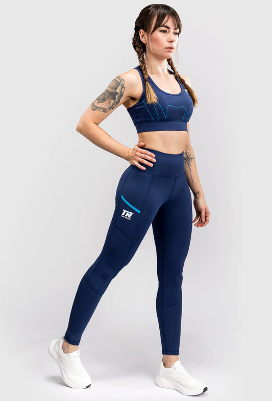Legging 7/8 Venum X Top Rank - Bleu Marine