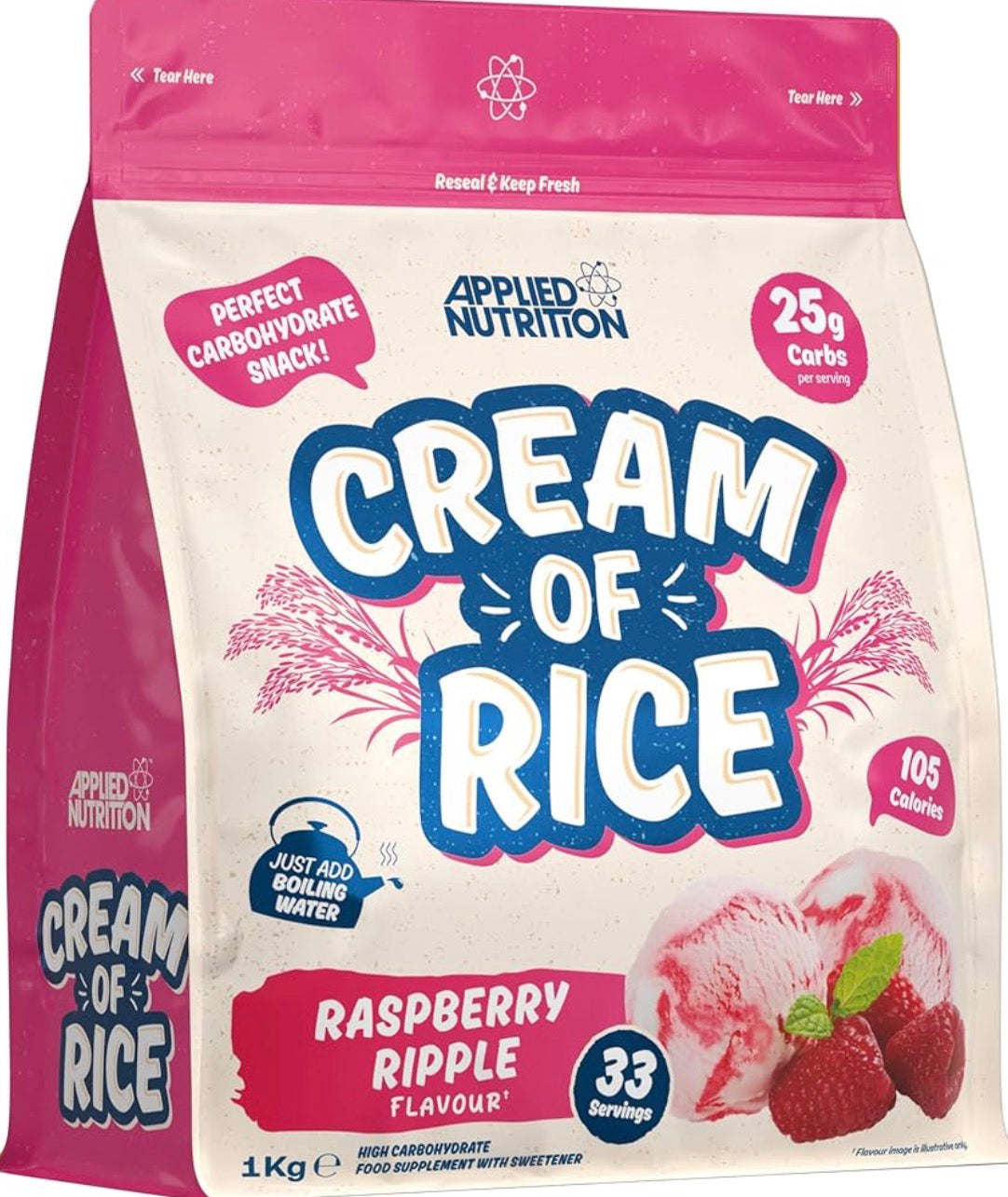 Applied Nutrition Crème de riz Cream of rice -1kg (collation)