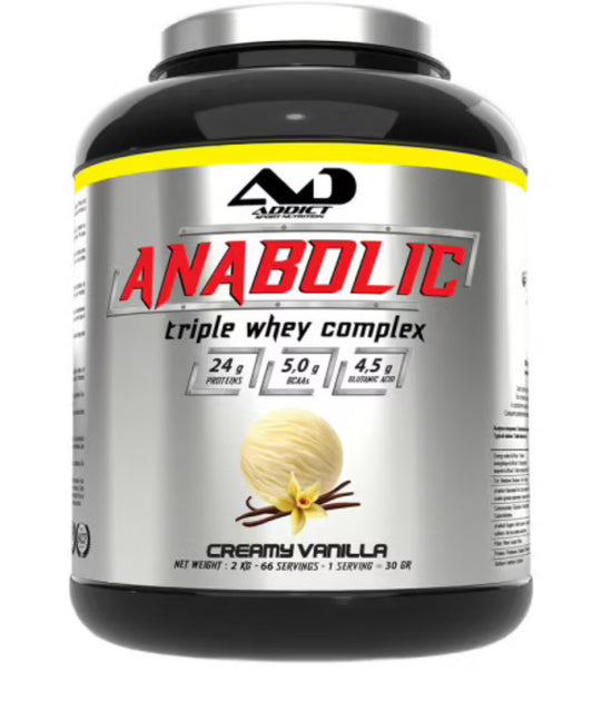 Addict Sport Nutrition Anabolic Triple Whey Complex-2kg