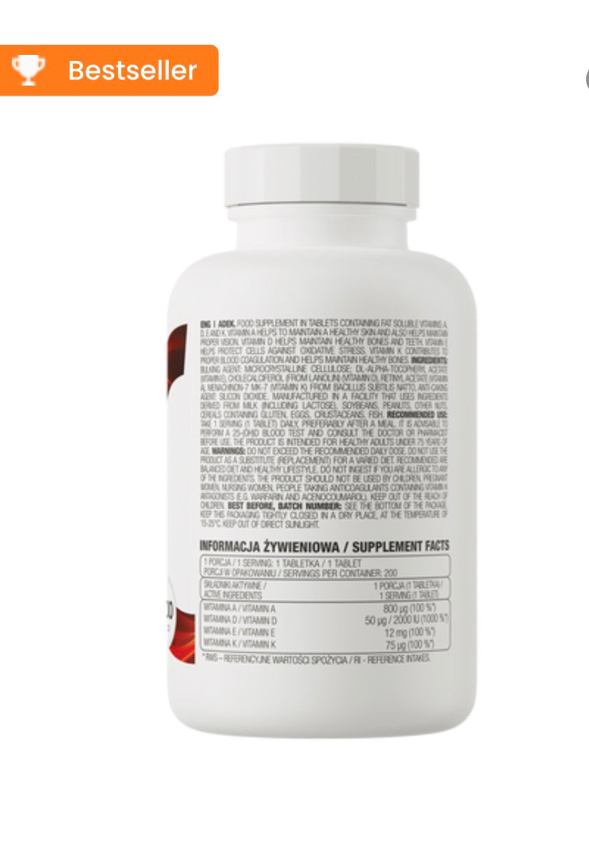 Ostrovit A.D.E.K.-200 tabs