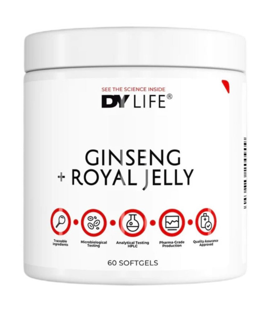 DORIAN YATES DY LIFE Gingseng + Royal Jelly 60 softgels