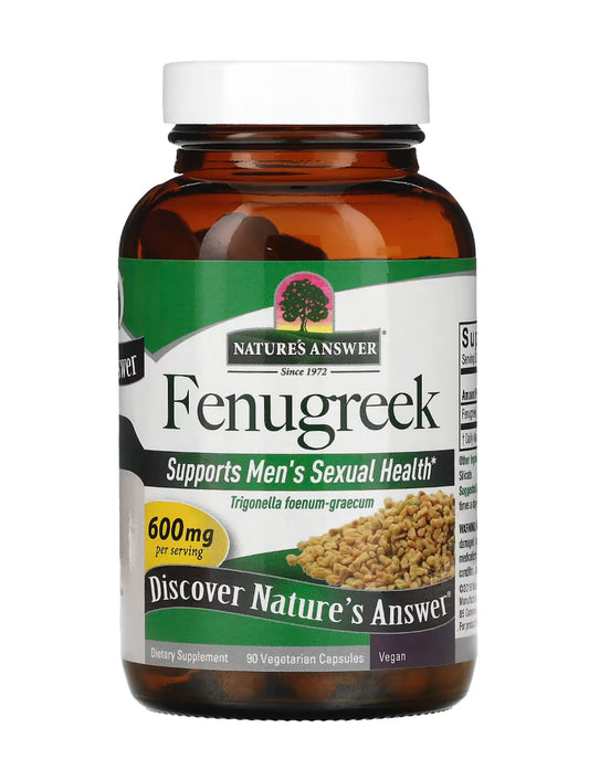 Nature’s answer Fenugreek 600mg - 90 vcaps