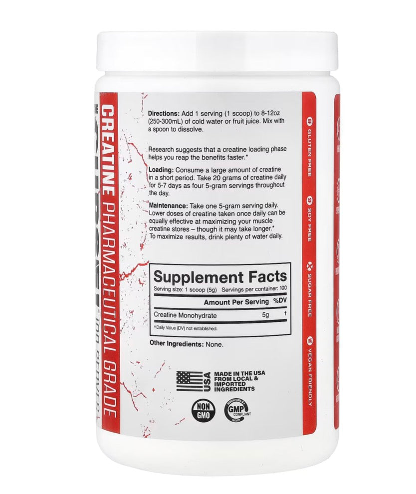JNX Sports The Curse Créatine 500g neutre