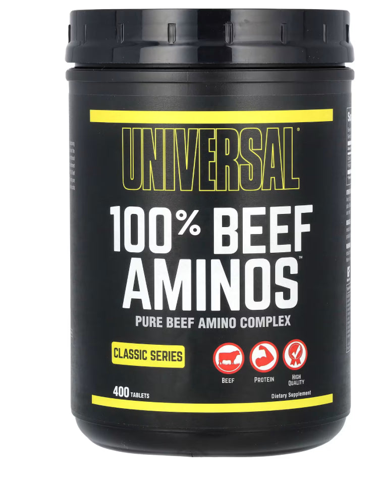 Universal nutrition 100% Beef aminos -400 comprimés