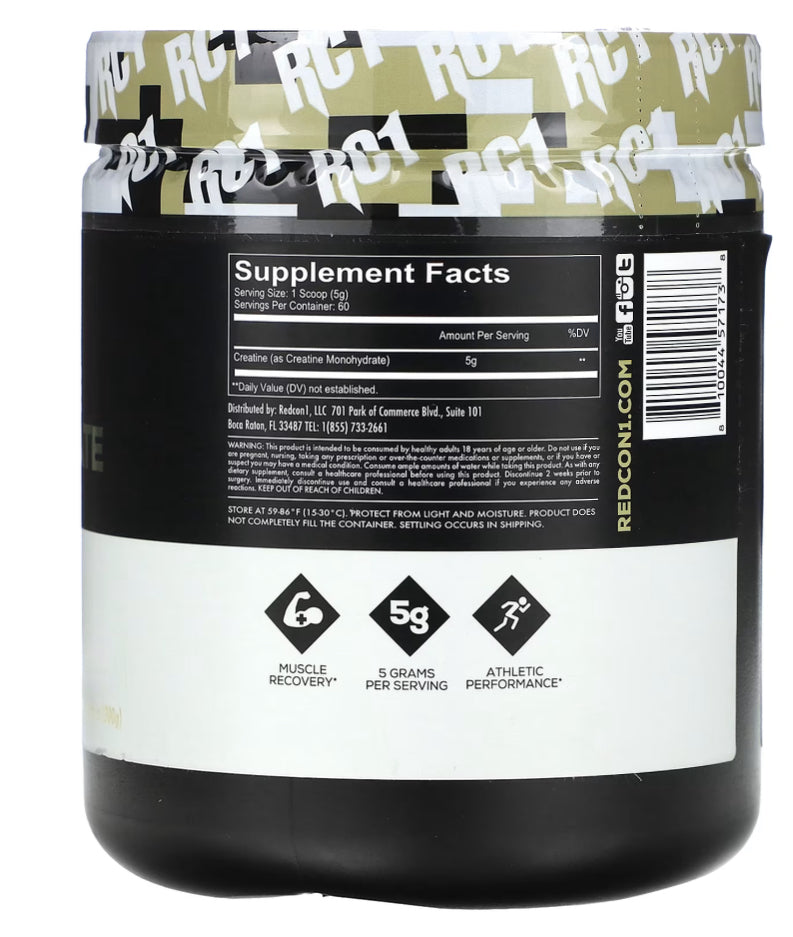 Redcon1 Creatine Monohydrate -300g (neutre)