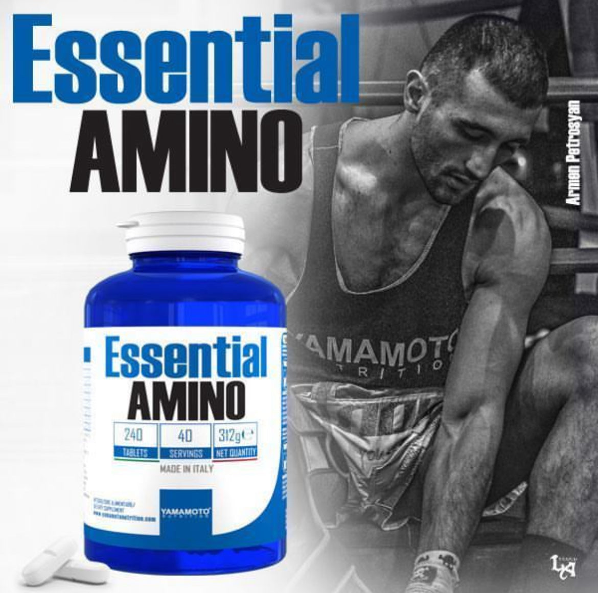 YAMAMOTO Nutrition Essential Amino -240 comprimés