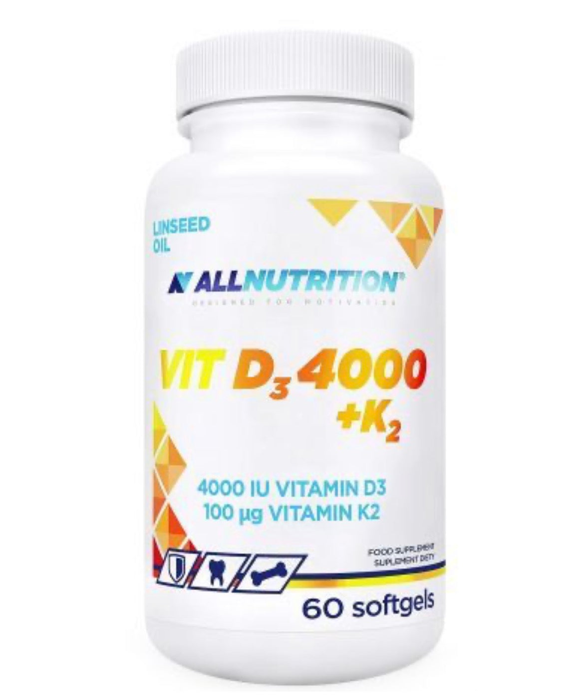 Allnutrition Vit D3 4000+ K2 60 softgels