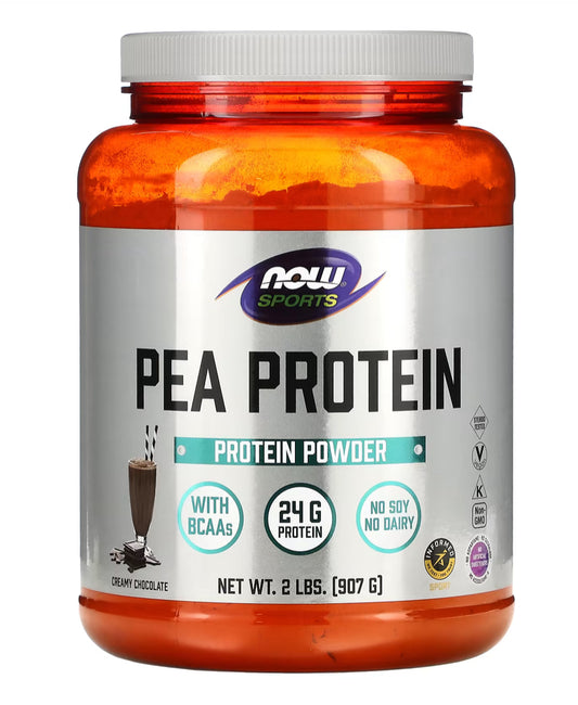 Now sports Now foods Protéine de pois, naturelle sans arôme-907 g