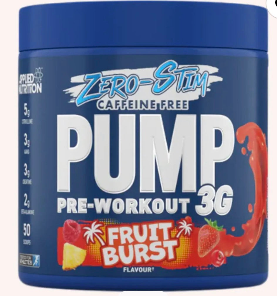 Applied Nutrition Pump 3G Pre-workout Zero Stim 375g
