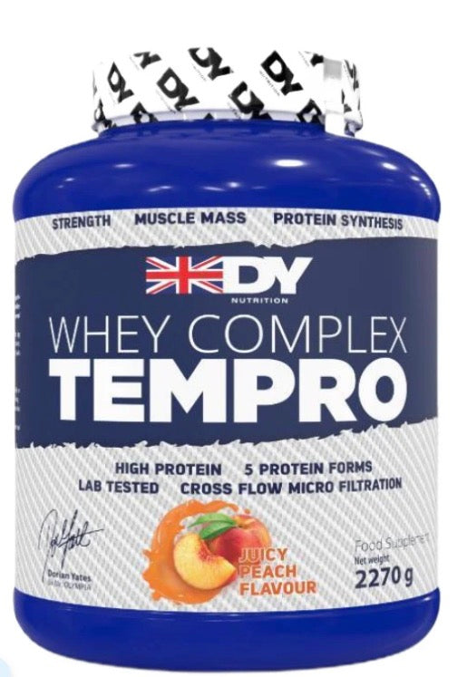 DORIAN YATES Whey Protein Complex Tempro, (construction masse musculaire maigre)- 2.2kg