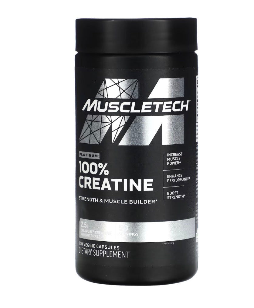 MUSCLETECH PLATINUM 100% CREATINE 100vcaps