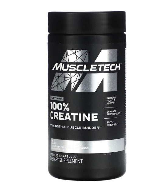 MUSCLETECH PLATINUM 100% CREATINE 100vcaps