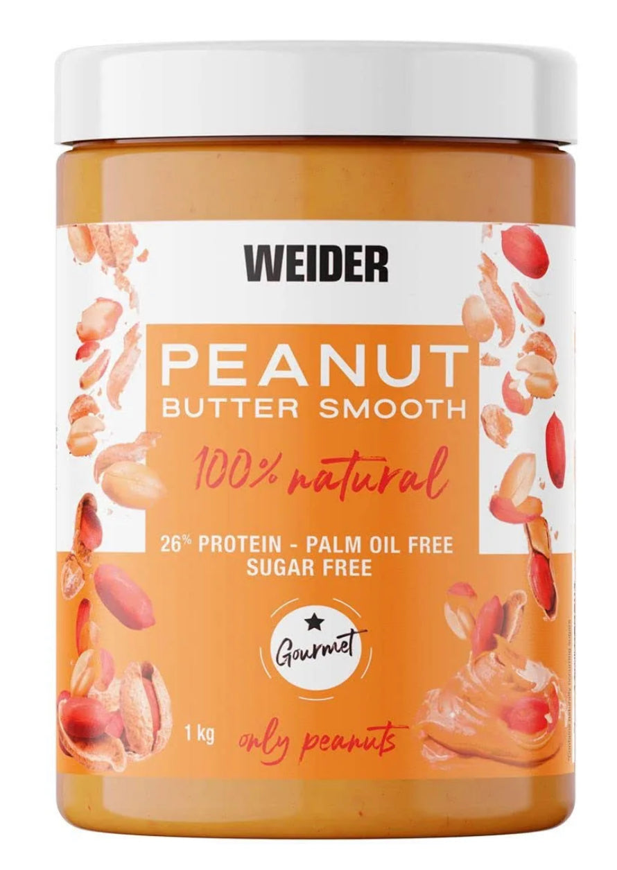 Weider Peanut butter smooth 1kg ( beurre de cacahuète)