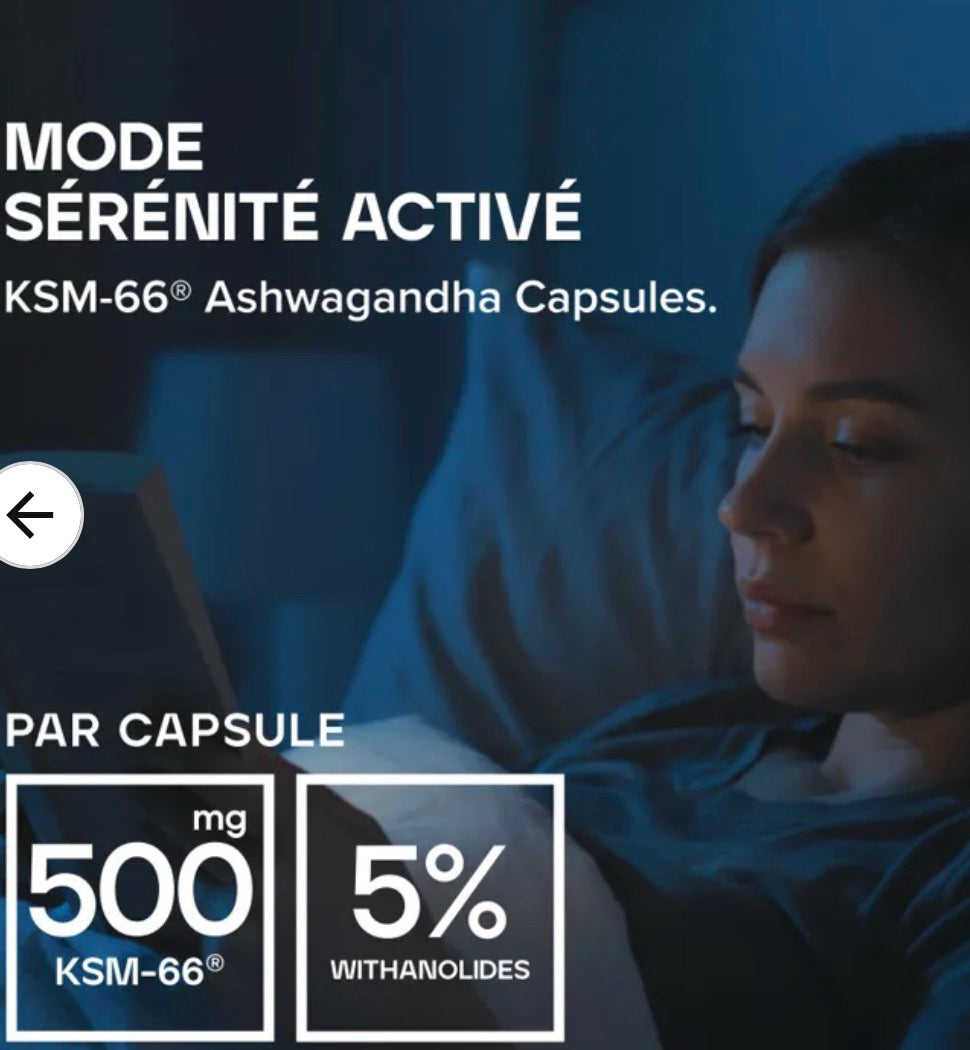 BULK ASHWAGANDHA KSM-66, 30 gélules