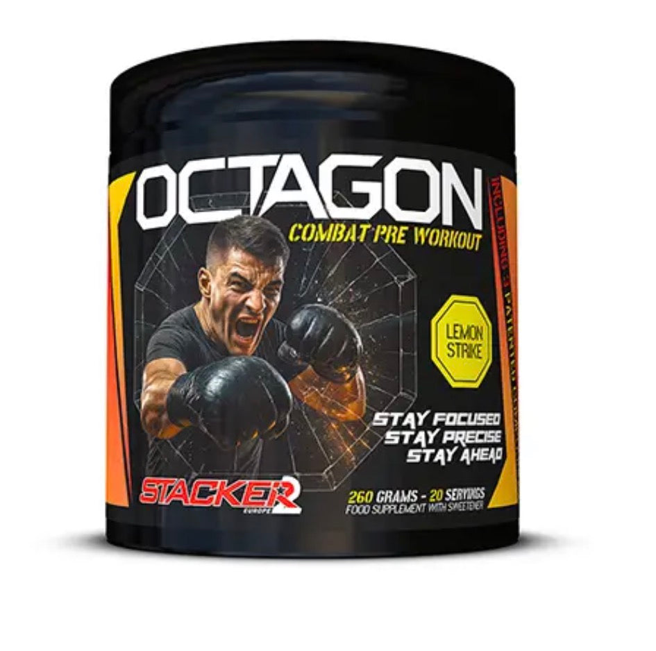 Stacker2 OCTAGON Combat Pre Workout 260g Tropical rage