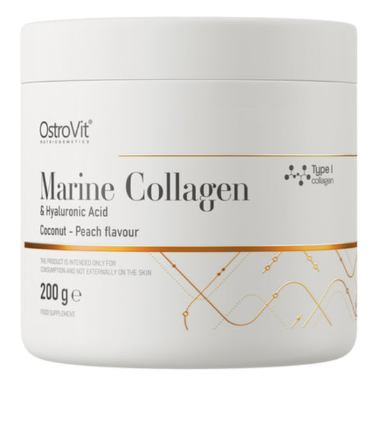 OstroVit Marine collagène & acide hyaluronique & 200g Coconut Peach