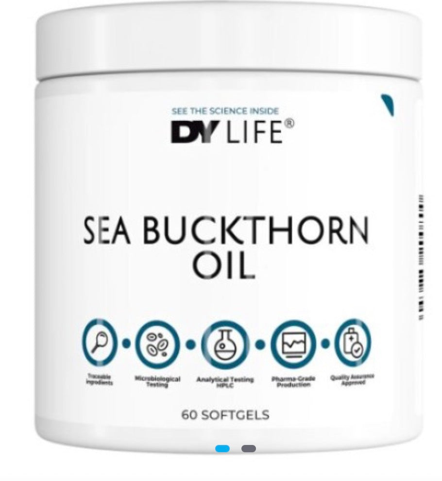 DORIAN YATES DY LIFE Sea Bucklthorm oil (huile d'argousier) 60 softgels