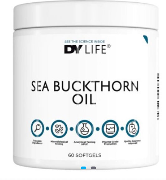 DORIAN YATES DY LIFE Sea Bucklthorm oil (huile d'argousier) 60 softgels