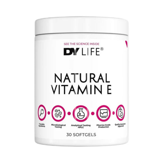 DORIAN YATES DY LIFE Natural vitamin E 30 softgels