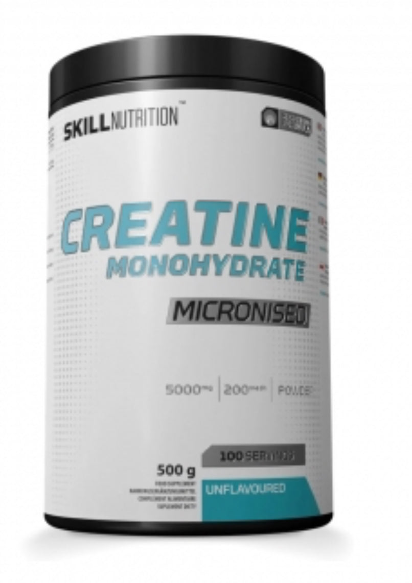 Skill Nutrition micronised creatine monohydrate ( Créatine Micronisée Monohydrate)-500G