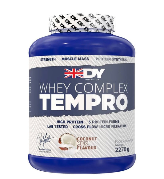 DORIAN YATES Whey Protein Complex Tempro, (construction masse musculaire maigre)- 2.2kg