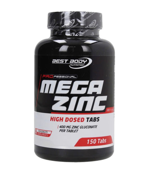 Best body nutrition Mega Zinc 150 comprimés