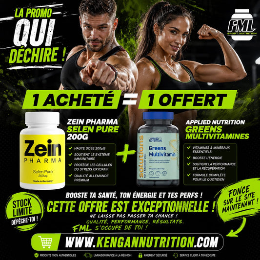 1 Zein pharma Selen pure acheté 1 Greens multivitamines offert