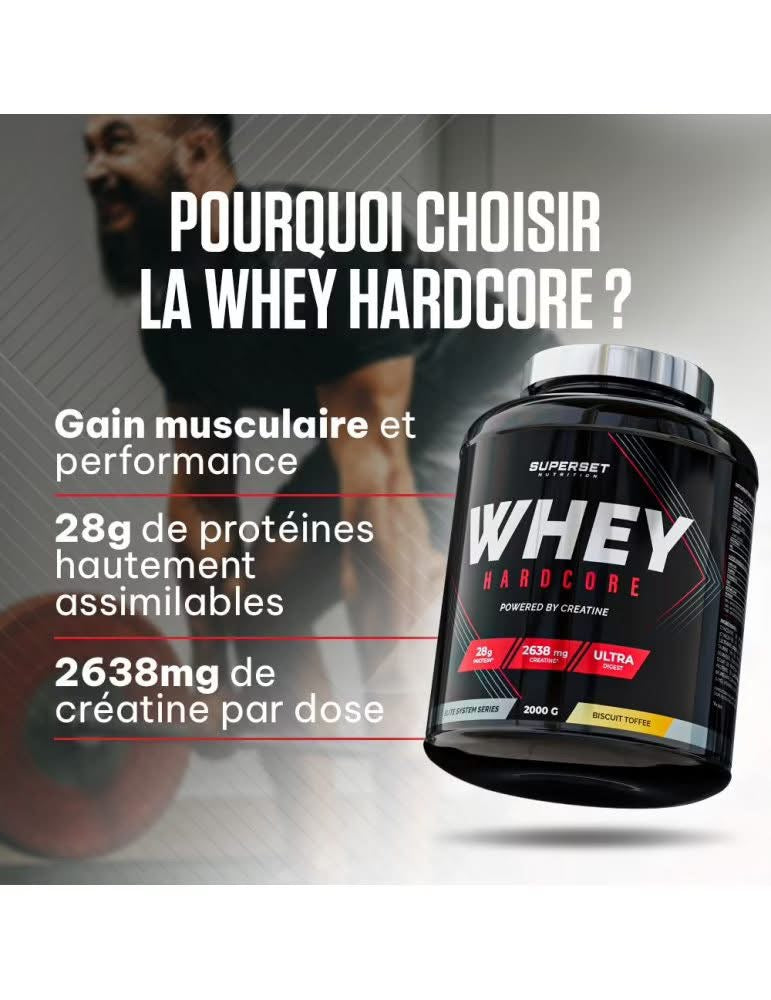 SUPERSET NUTRITION WHEY HARDCORE 2KG