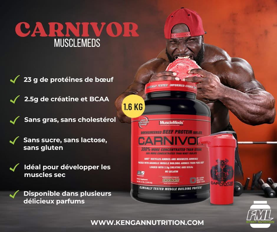 MUSCLEMEDS CARNIVOR, -1,6KG