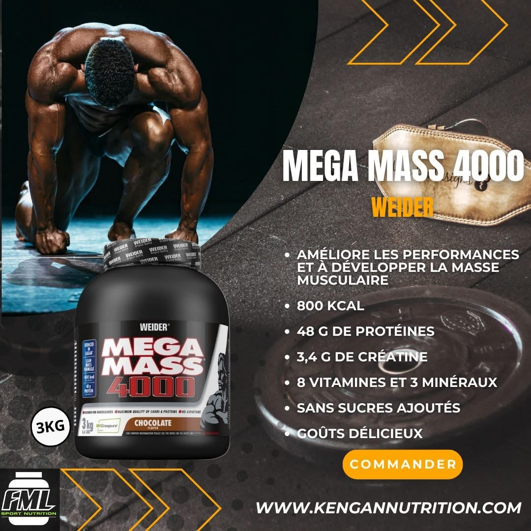 WEIDER Mega MASS 4000 3KG