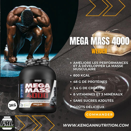 WEIDER Mega MASS 4000 3KG
