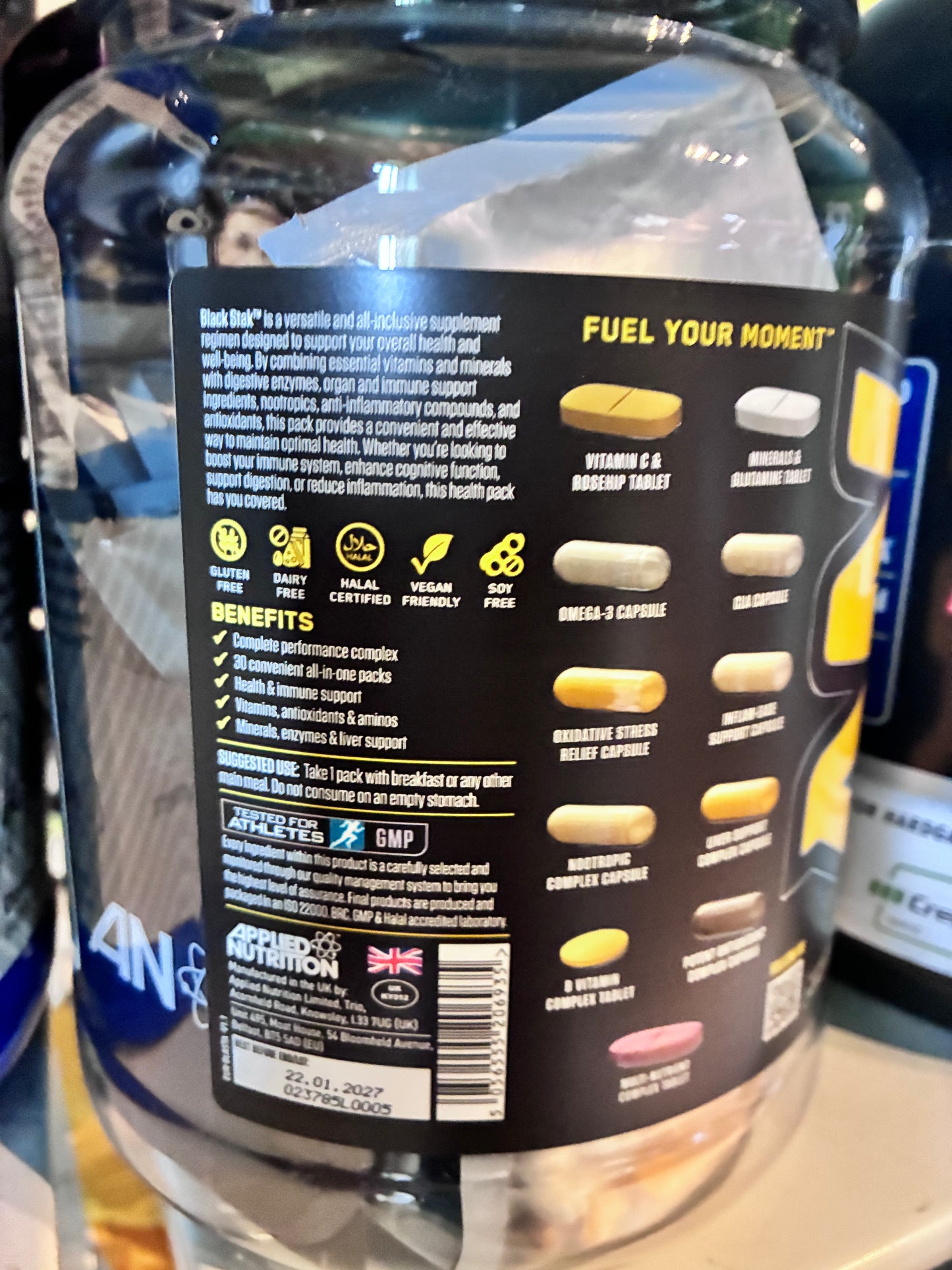 Applied Nutrition Black Stak -30 packs