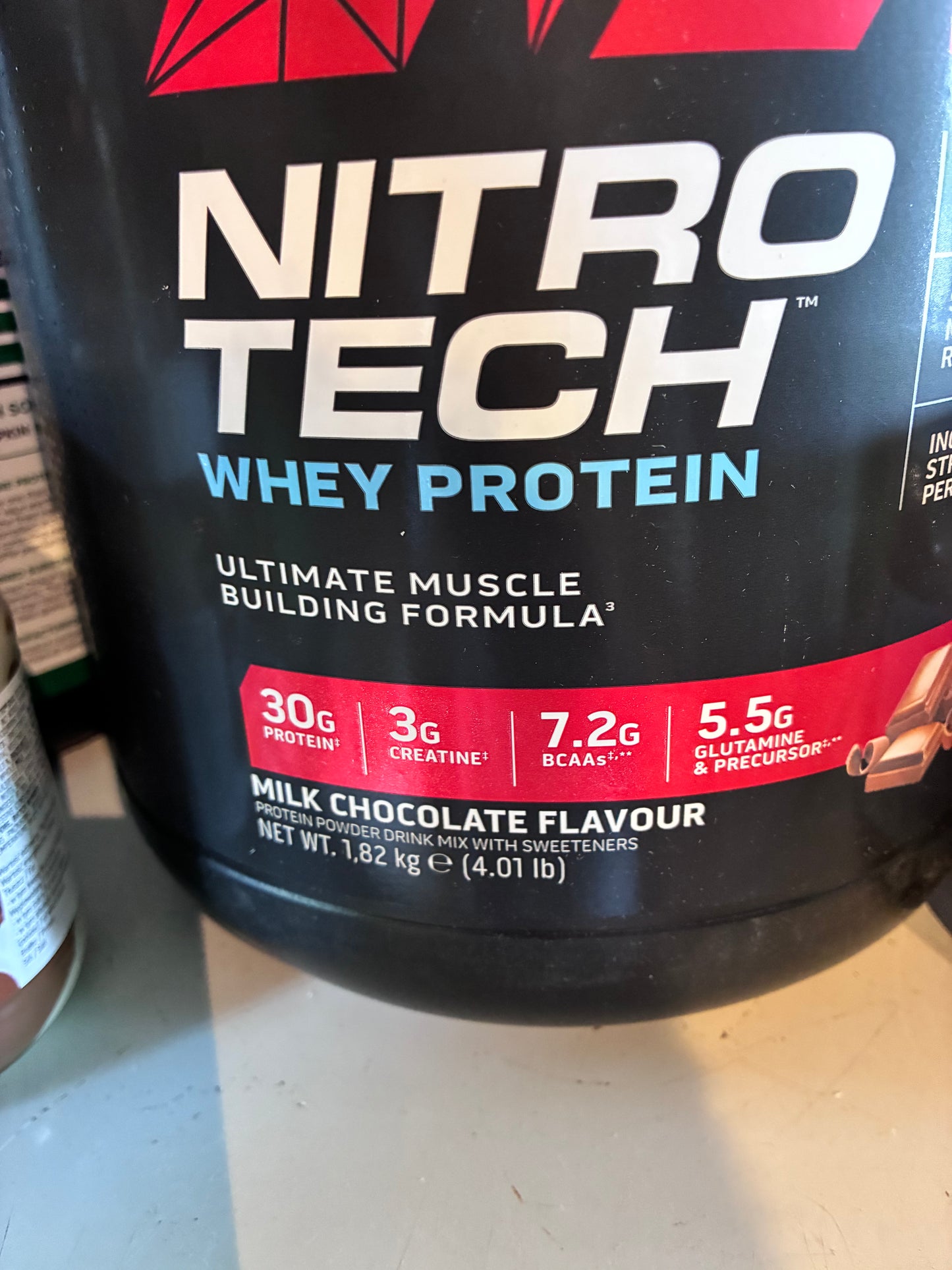 MUSCLETECH NITRO-TECH, Masse musculaire sèche -1,8kg