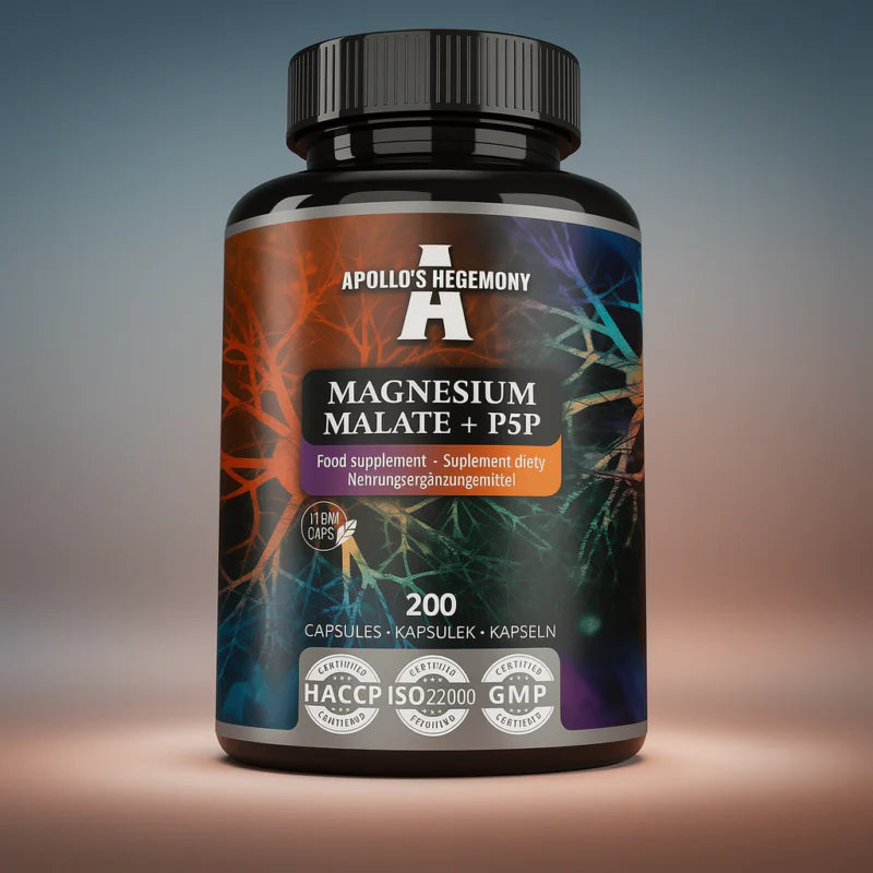 Apollo's Hegemony Magnesium Malate + P5P 200 gélules